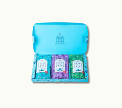 Butterfly-pea Ryukyu Blue tea, an Okinawa souvenir gift box